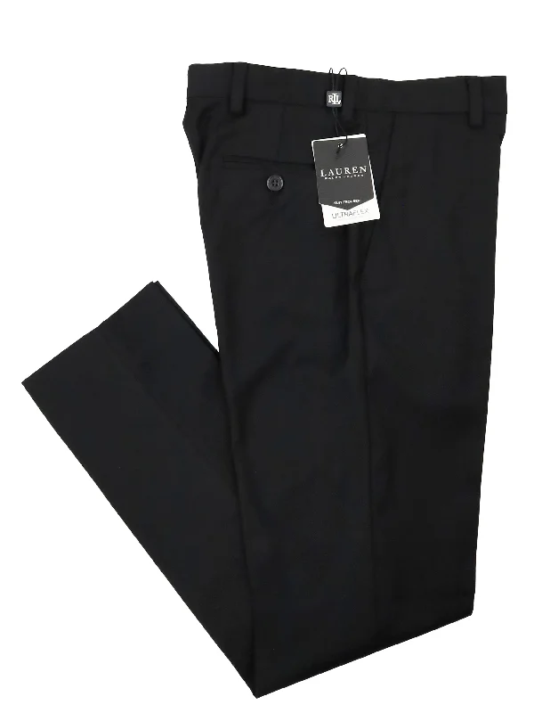 Lauren Ralph Lauren 34223P Boy's Suit Separate Pant - Solid Gab - Black Relaxed Linen Pants Lauren Ralph Lauren 34223P Boy's Suit Separate Pant - Solid Gab - Black Relaxed Linen Pants