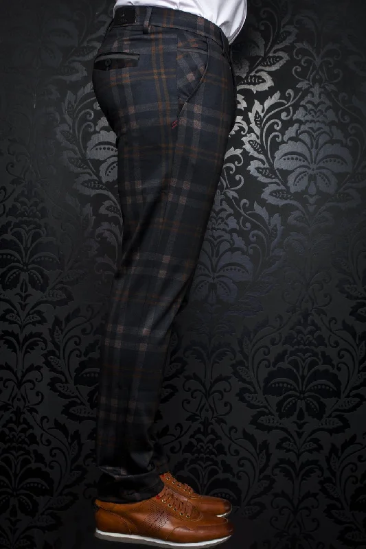 Au Noir Stretch Pant | Beretta Leonardo Black Rust Modern Bootcut Pants