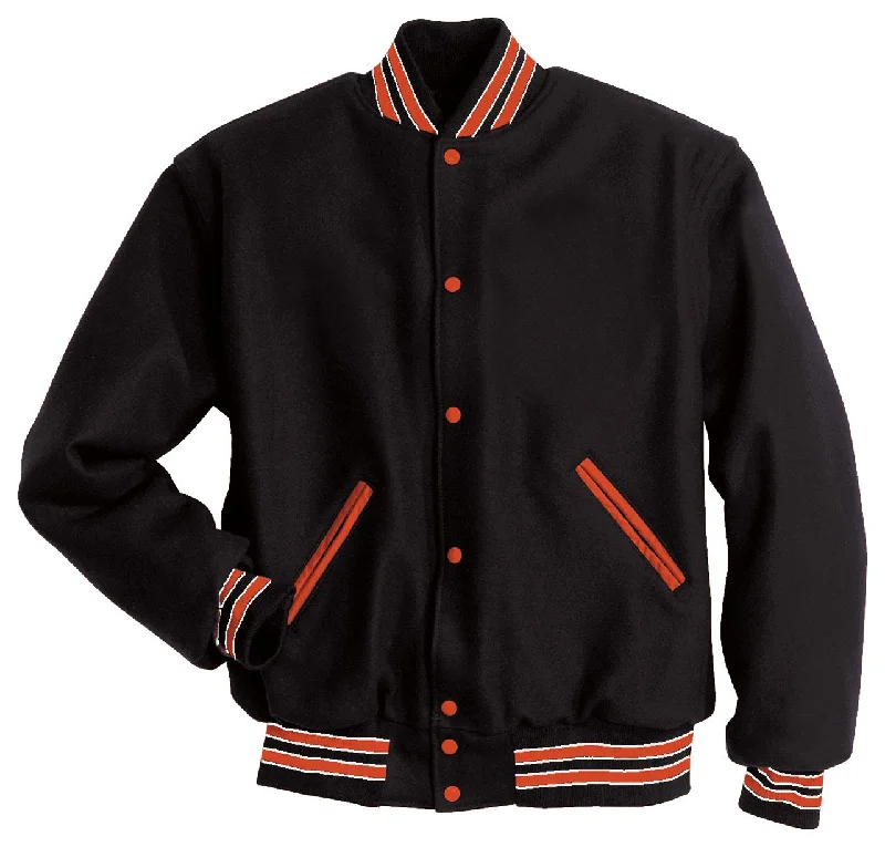 BLACK/BURNT ORANGE/WHITE