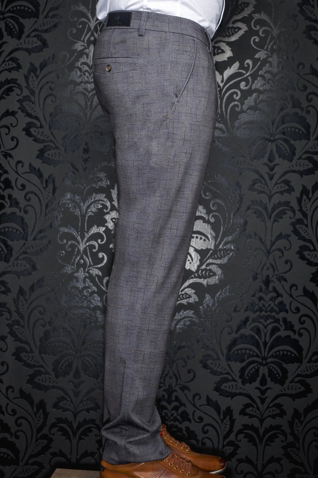 Au Noir Dressy Stretch Pant | Beretta Sidney Dark Grey Lightweight Jogger Pants