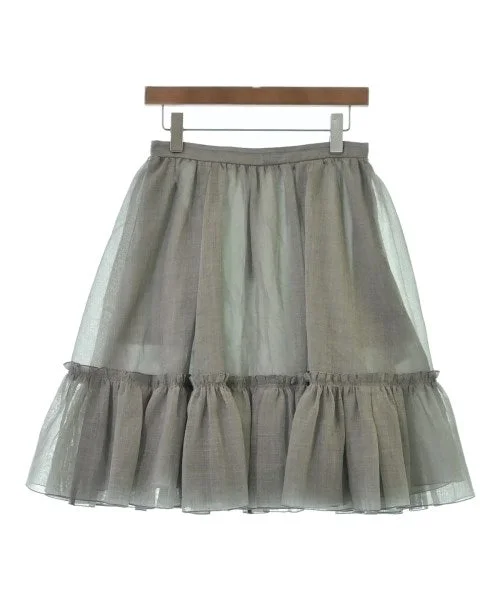 FOXEY Knee length skirts lace skirt intricate
