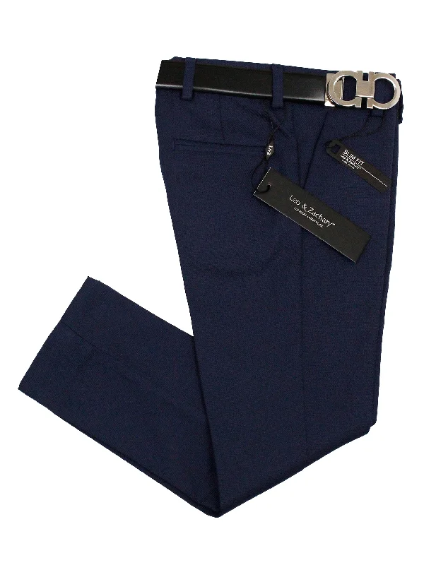 Leo & Zachary 35587P Boy's Suit Separate Pants - Weave - Deep Blue Cozy Maternity Pants Leo & Zachary 35587P Boy's Suit Separate Pants - Weave - Deep Blue Cozy Maternity Pants