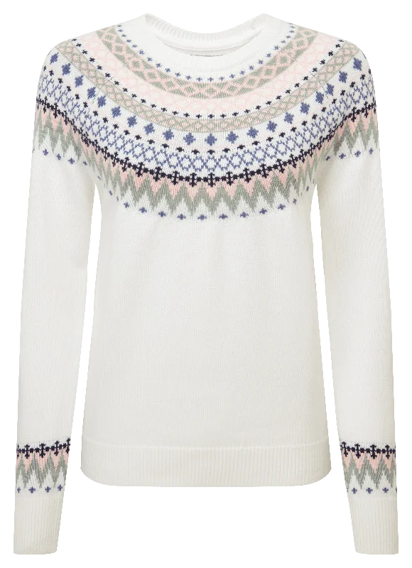 Shetland Fairisle Sweater Spandex Rayon Corduroy