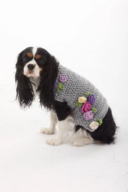 The Lady Who Lunches Dog Sweater Pattern (Crochet) Spandex Rayon Corduroy