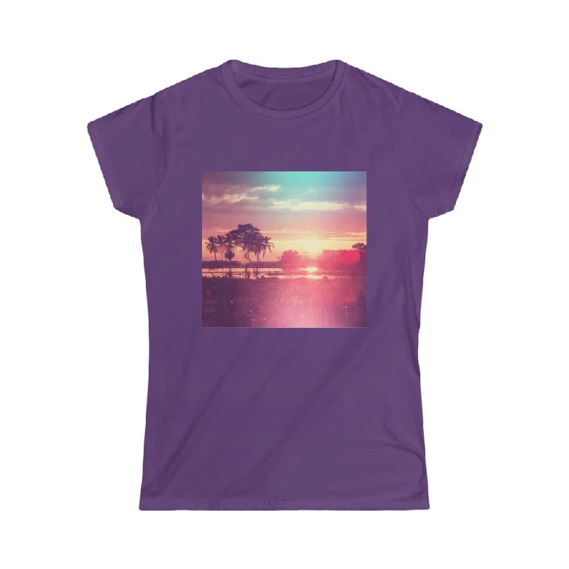 Summer Sunset Women's Softstyle Tee