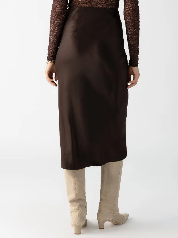 Everyday Mid-Rise Maxi Skirt Coffee