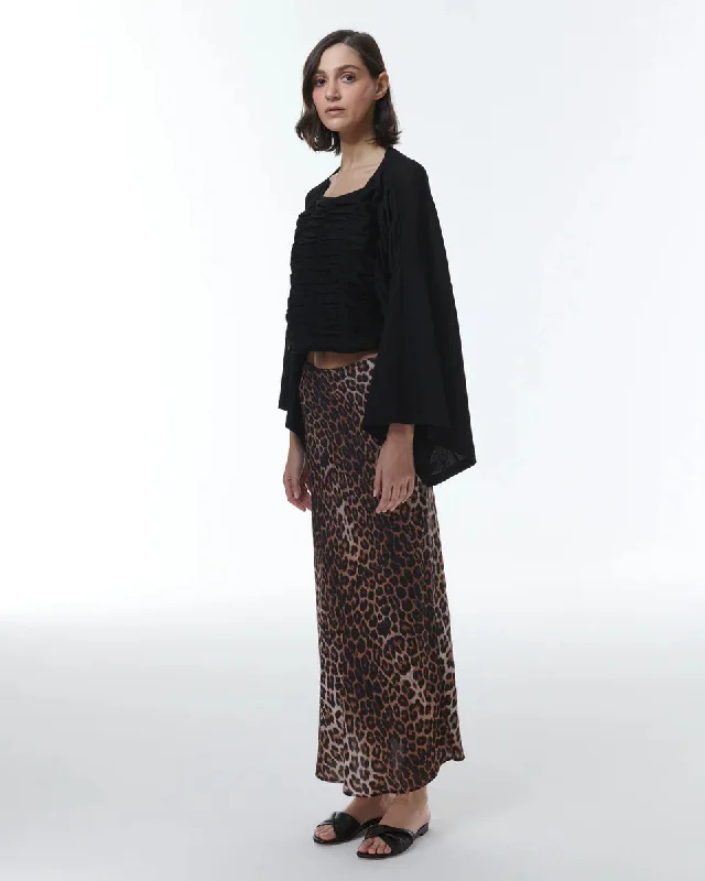 THEO Kores Leapard Skirt